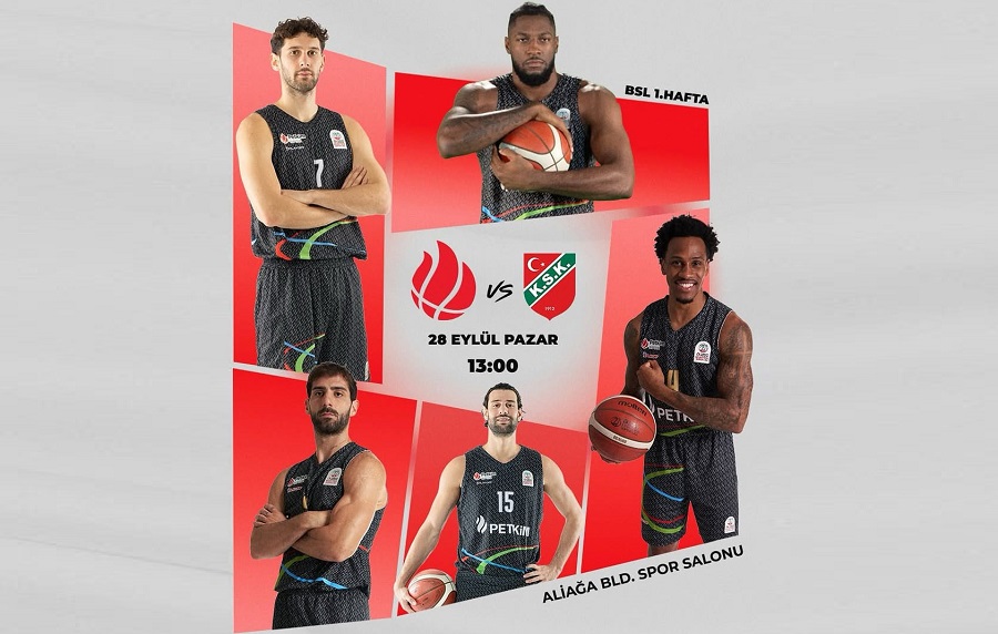 Aliağa Petkimspor Karşıyaka'yı konuk ediyor